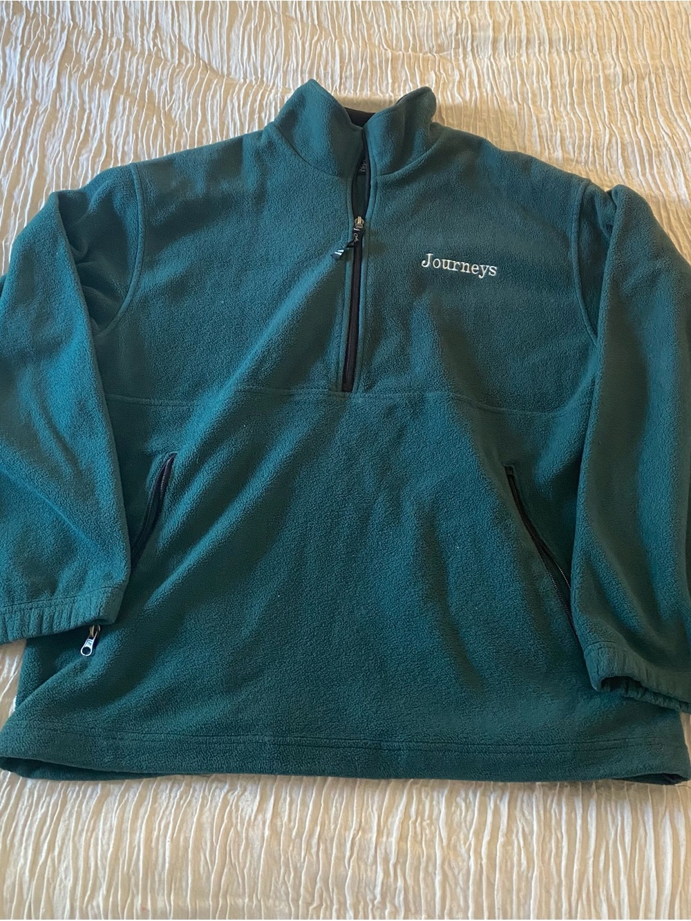 Charles River Apparel Dark Teal Fleece Quarter-Zip Pullover